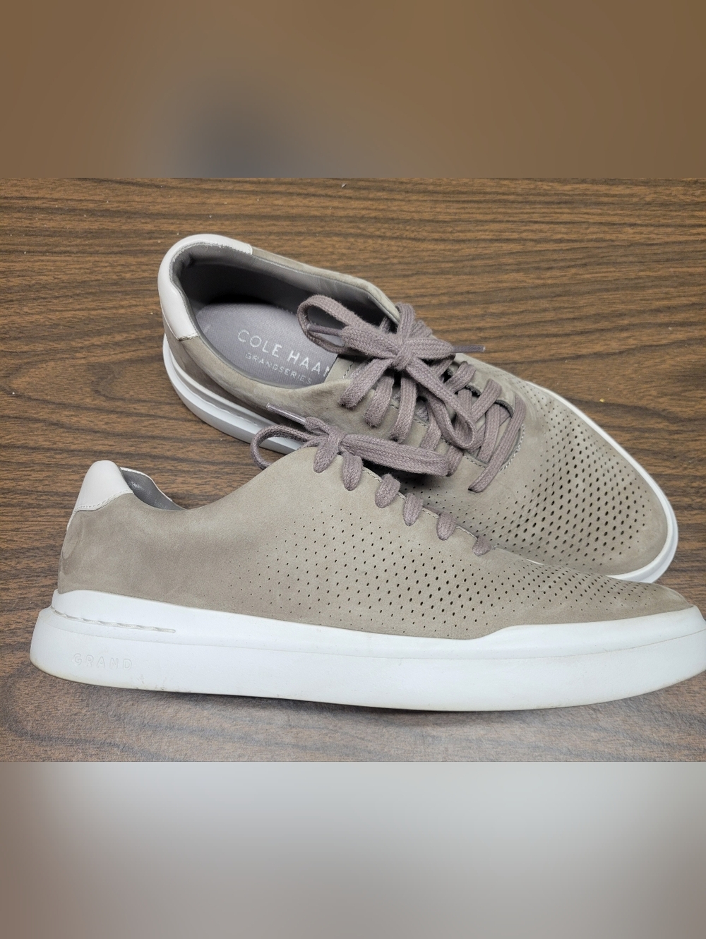 Cole Haan Men's GrandPro Rally Laser Cut Sneakers - EUC